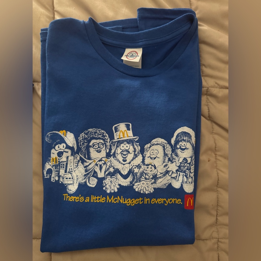 McDonald's Classic Blue Character Shirt